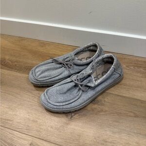 Mens Gray Dude Shoes Size 10
